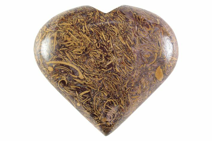 Polished Miriam Jasper Heart - India #365898